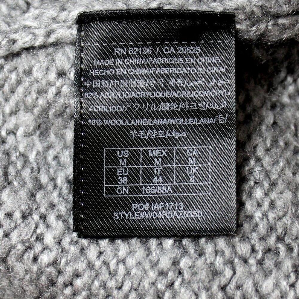 Guess Grey Knit Open Front Cardigan Size M - Picture 6 of 7